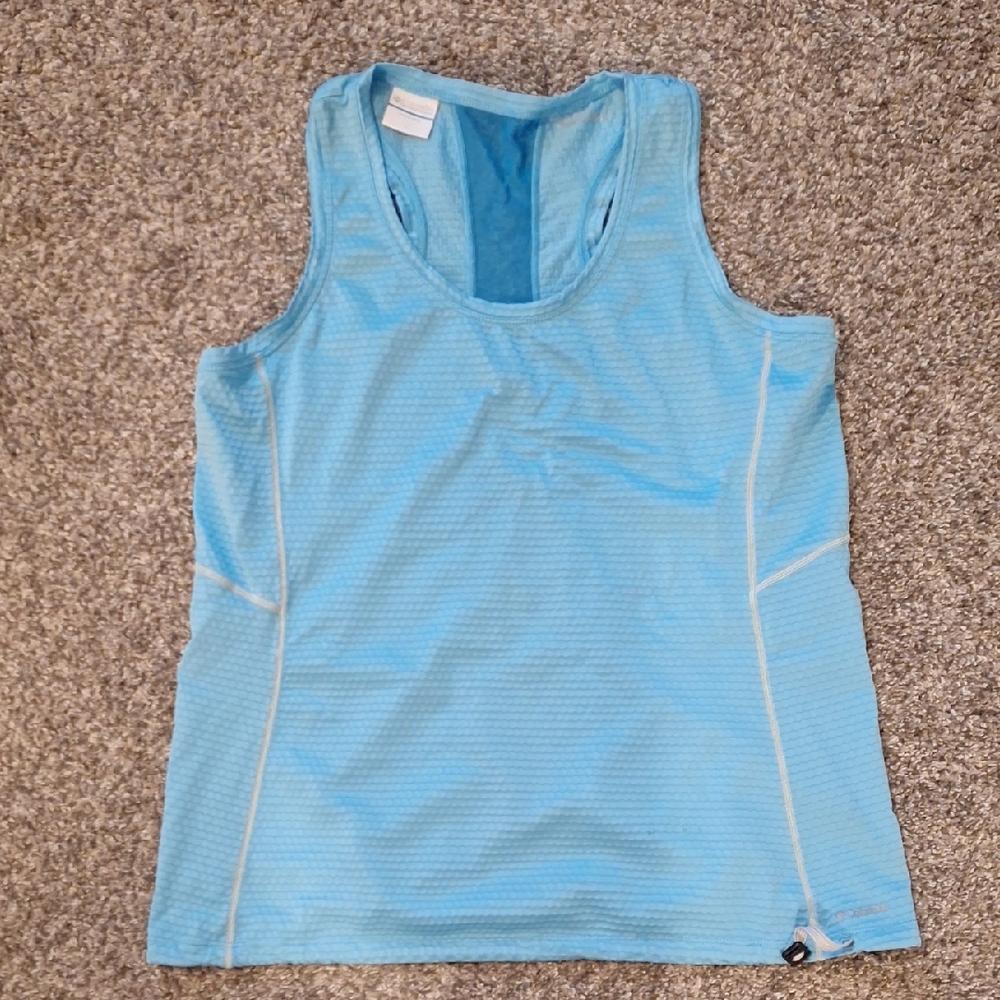 Columbia Women's Large Blue Mesh Vent Tank Top